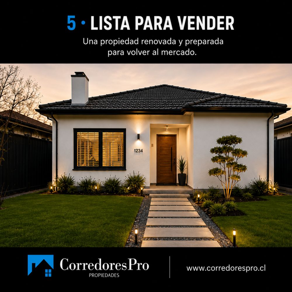 Transformación inmobiliaria: Lista para vender