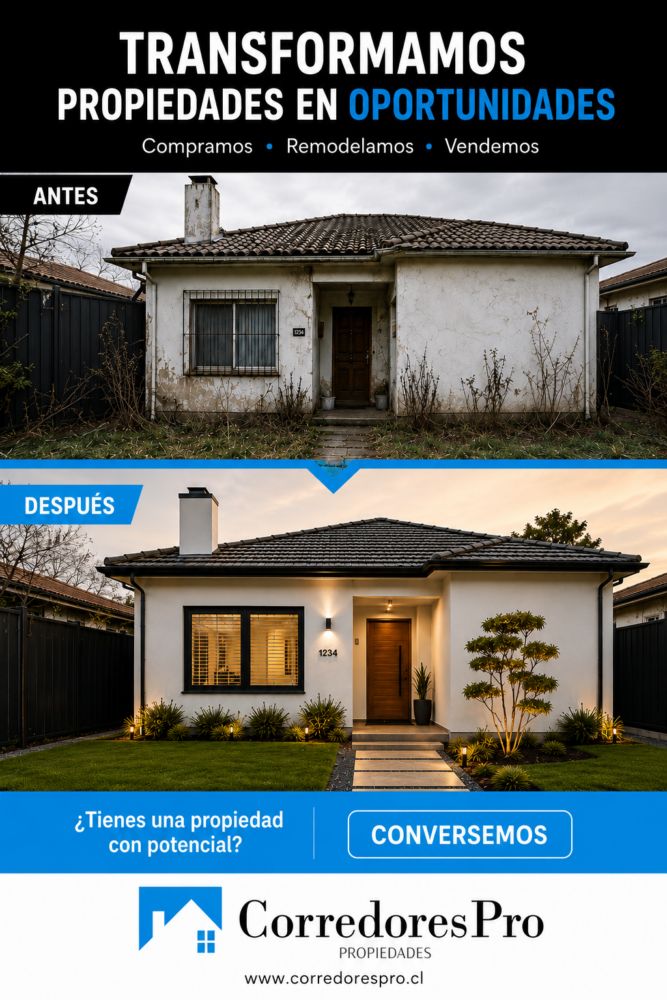 Transformación inmobiliaria: Antes y después